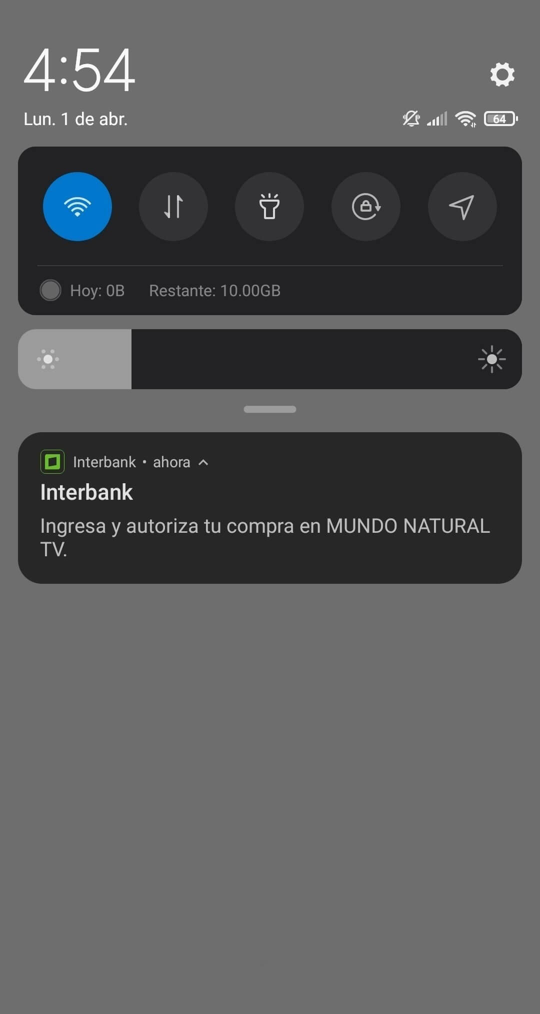 3. Notificación